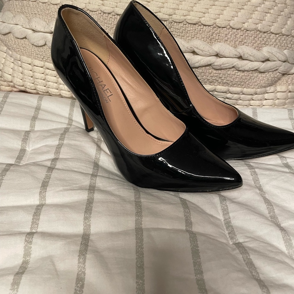 Beautiful  high heel black patent leather super sexy